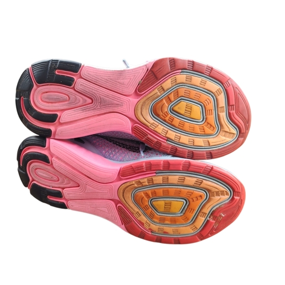 Nike Women's Lunar Glide Running Shoes - Gray and Pink - Picture 6 of 6